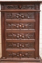 Hunt style Chest  in Oak, France 19th century