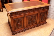 Hunt style desk in oak