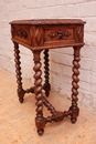 Hunt style Sewing table in Oak, France 19th century