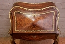 Napoleon III style Secretary desk in rosewood and bronze, France 19th century