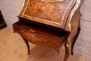 Napoleon III style Secretary desk in rosewood and bronze, France 19th century