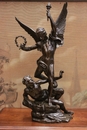 La victoire triomphante style Statue in Bronze, France 19th century