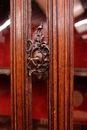 Louis XV style Display cabinet in Oak, Belgium 19th century