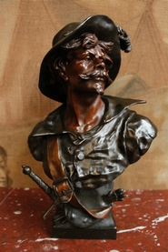 Little bronze statue signed E PICAULT