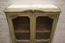 Louis XVI style Bookcase in paint wood, France 1900