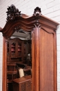 Louis XV style Armoire and bed in Walnut, France 19th century