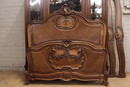 Louis XV style Bed in Walnut, France 19th century