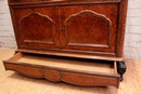 Louis XV style Chest secretary commode in rosewood and maple, France 19th century