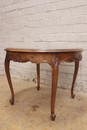 Louis XV style Coffee table in Oak, Belgium 1900