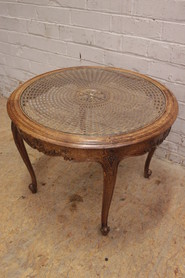 Louis XV coffee table in oak