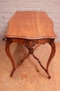 Louis XV style Desk table in Walnut, France 1900
