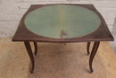 Louis XV style Game table in palisander and bronze, France 19th century