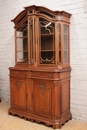 Louis XV style Cabinet in Oak, Belgium 19th century