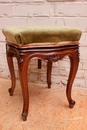 Louis XV Piano stool in walnut