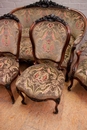 Louis XV style Sofa set in palisander, France 19th century
