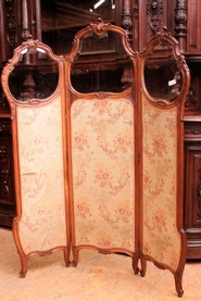 Louis XV Sreen with beveled glass
