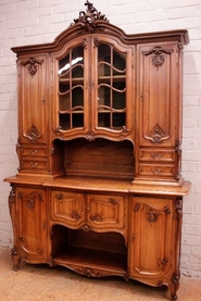 Louis XV style cabinet in walnut