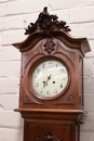 Louis XV style Grandfather clock in Walnut, France 1900