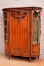 Louis XVI style Display cabinet in Walnut, France 1900