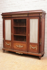 Louis XVI Bookcase in mahogany and bronze