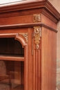 Louis XVI style Bookcase in mahogany & bronze, France 1900