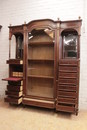 Louis XVI style Bookcase in mahogany and bronze, France 19th century
