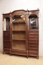 Louis XVI style Bookcase in mahogany and bronze, France 19th century