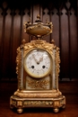 Louis XVI style Clock in bronze and onyx, France 19th century
