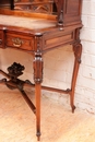 Louis XVI style Desk and chair in Walnut, France 19th century
