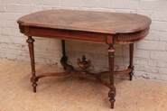 Louis XVI desk table in rosewood