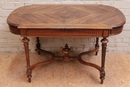 Louis XVI style Desk table in rosewood, France 19th century