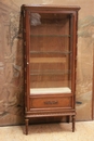 Louis XVI style Display cabinet in mahogany, France 1900
