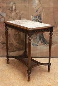 Louis XVI marble top center table