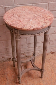 Louis XVI Paint marble top table
