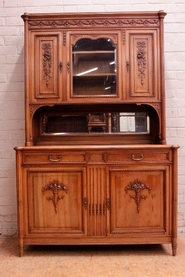 Louis XVI style cabinet in walnut
