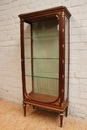 Louis XVI style Display cabinet in mahogany, France 19th century