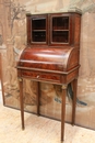 Louis XVI style Lady's desk in mahogany & bronze, France 19th century