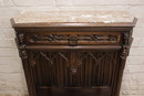 Gothic style Console in Walnut, France 19th century