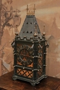 Gothic style Clock in metal, France 19th century