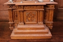 Gothic style Altar in Oak, Belgium 1900