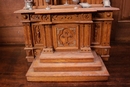 Gothic style Altar in Oak, Belgium 1900