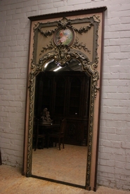 Monumental trumeau mirror