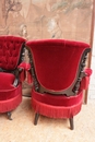 Napoleon III style Arm chairs, France 19th century