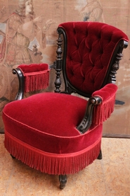 Napoleon III Arm chairs