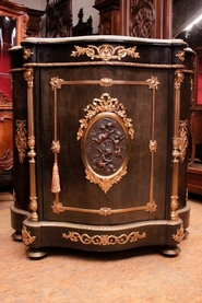 Napoleon III bombe Cabinet with bronze signe Mme Leon Bertaux