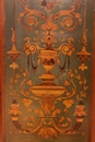 Napoleon III style Cabinet in walnut Bronze Marble, France