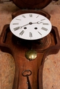 Napoleon III style Clock and barometer in Walnut, France 19th century