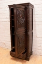 Gothic style Cabinet in chestnut, France 19th century