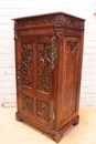 Gothic style Cabinet in Oak, France 1900