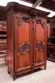 Normandy armoire in oak